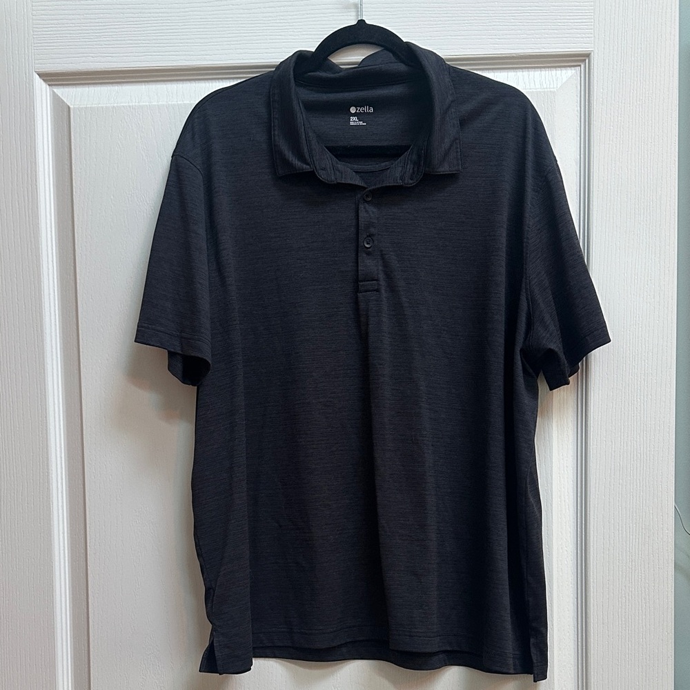 Zella Black Polo Shirt